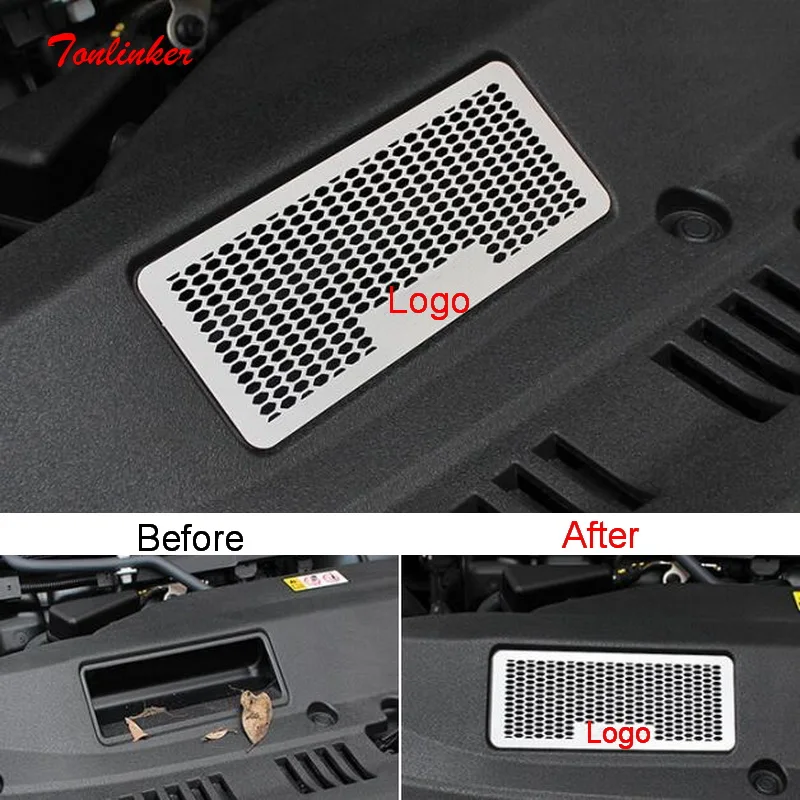 

Tonlinker Interior Car Engine Air Intake Insect Net For LEXUS ES200 260 300H 2018-21 Car Styling 1 PCS Metal Cover Stickers