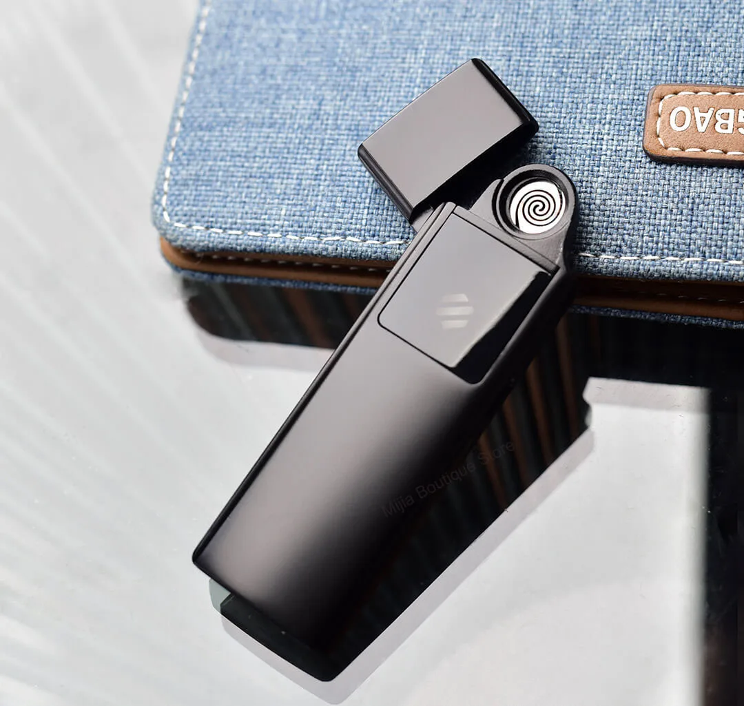 Xiaomi Beebest металлический электронный прикуриватель USB Перезаряжаемый сенсорный экран ветрозащитные сигареты гаджеты для мужчин безопасный без огня