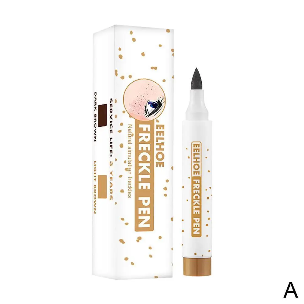 

1 Pcs Natural Lifelike Freckle Pen Concealer Dot Spot Waterproof Long Convenient Lasting Easy And Concealer Face Makeup Pen T8C4