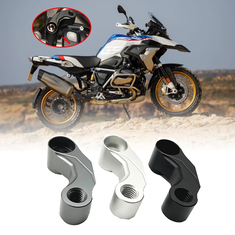 

Motorcycle Mirrors Riser Extension Bracket Mount Adapter For BMW R1250GS R1250 GS R 1250 ADV Adventure LC HP R1250GSA 2019-2020