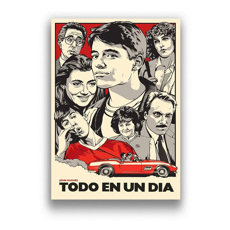 Плакаты по мотивам фильма Квентин Тарантино с белым покрытием настенные постеры