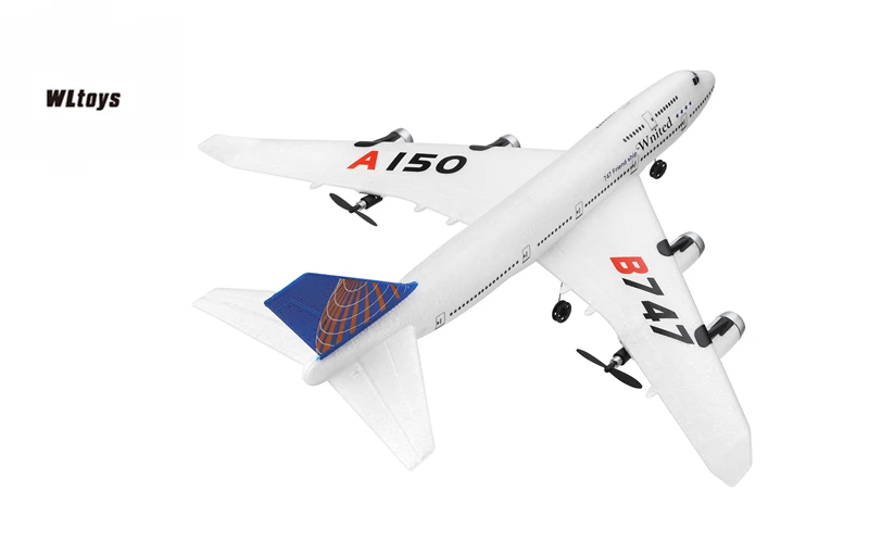 WLtoys A150 3CH RC самолет модель Boeing B747 фиксированное крыло EPP пульт дистанционного