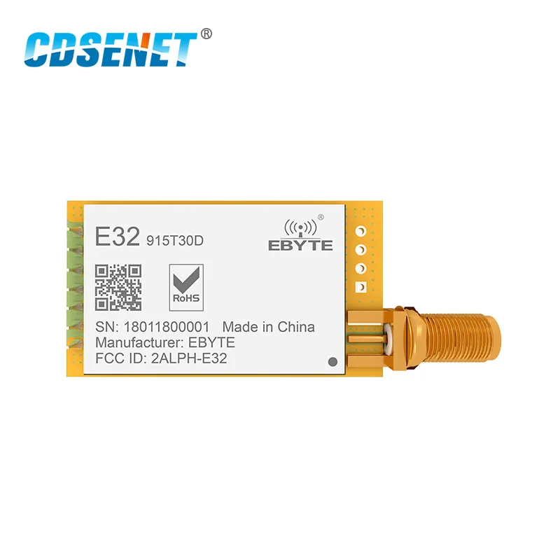 Большой радиус действия LoRa SX1278 SX1276 915 МГц радиочастотный модуль E32 915T30D 1 Вт