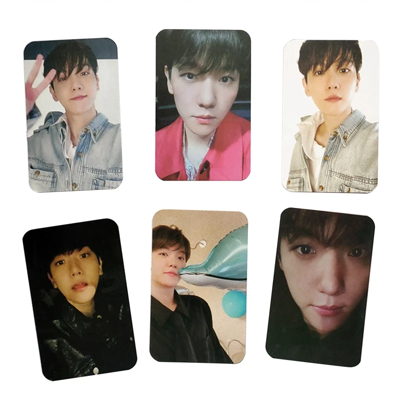 6 шт./компл. Kpop EXO BAEK HYUN IU Lomo Card Photocard HD Photo Print Album Декоративные Коллекционные