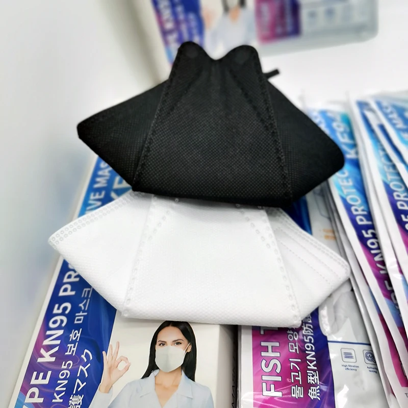 20 шт./кор. индивидуальных KN95 черная маска ткани Ffp2 Fpp2 Сертифицированный