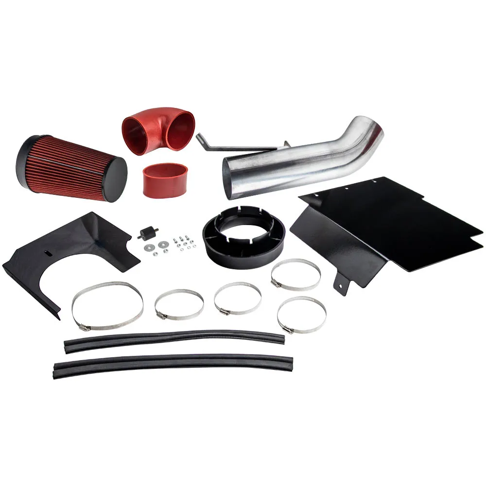 

Комплект впускного холодного воздуха MAXPEEDINGRODS, черный, красный, подходит для 99-06 для GMC для Chevy V8 4.8L/5.3L/6.0L