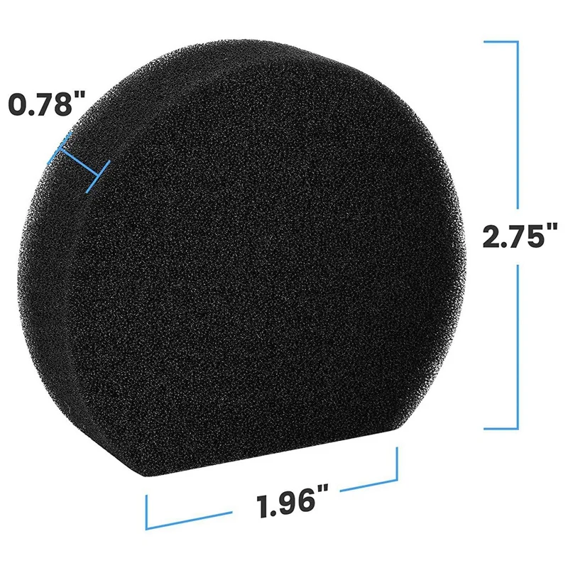 

6Pcs Replacement HEPA Filter Compatible for MOOSOO D600 / D601 and Iwoly V600 Corded Vacuum Cleaner
