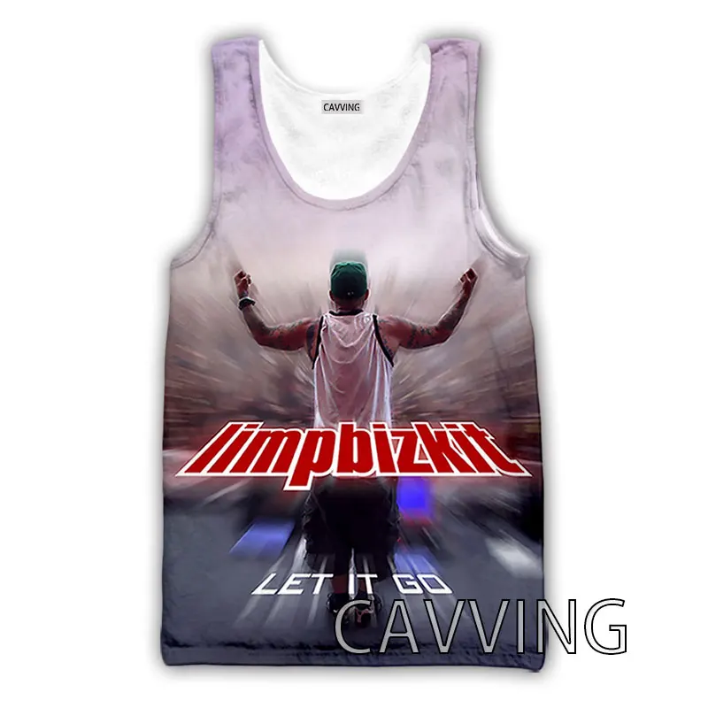 

CAVVING 3D Printed Limp Bizkit Tank Tops Harajuku Vest Summer Undershirt Shirts Streetwear for Men/women