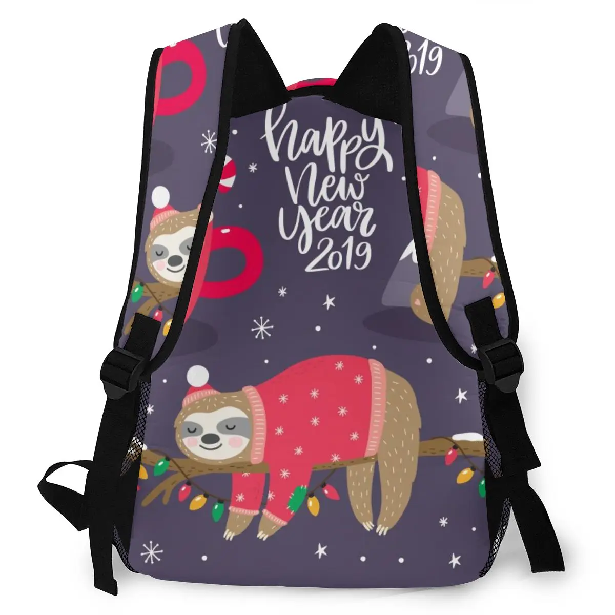 2020 OLN дорожные рюкзаки Hello зима с милой ленивой девочкой рюкзак для женщин Большая