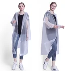 Плотный неодноразовый дождевик для взрослых от производителя оптом Портативный Модный дождевик для путешествий на открытом воздухе Eva Многоцветный дождевик