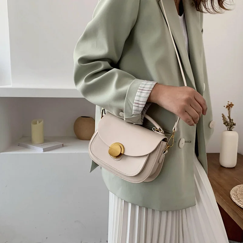 

Модная женская сумка прилив 2021 простые белые однотонные Цвет женская сумка маленькая повседневная женская сумка через плечо сумка Мобильн...