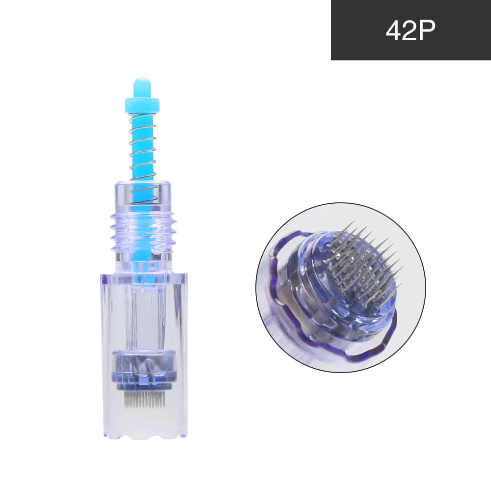 42 Pin Artmex V8 V6 V3 V1 картридж иглы 9/12/24/36/42/нано иглы, микроиглы МТС терапия системы для винтового порта машины советы - Габаритные размеры: 42 Pin