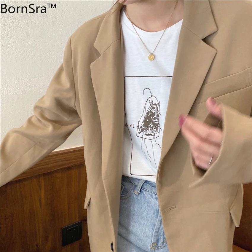 Утепленная свободная футболка с короткими рукавами из песочной ткани принтом