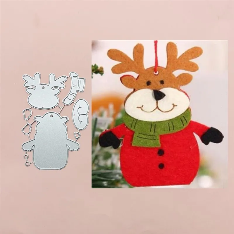 

Deer Clothing Metal Cut Dies Stencils for Scrapbooking Stamp/Photo Album Decorative Embossing DIY Paper Cards