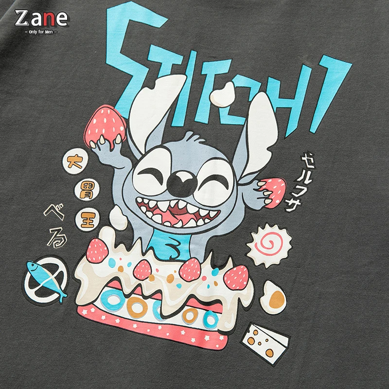 

Brand New 100% Cotton,funny anime Bear design Fashion Casual loose streetwear Summer Printed short sleeve t-shirt.