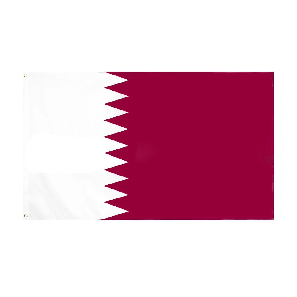 Декоративный Флаг Штата Катар, 90x60 см Декоративный Флаг Штата Катар, 90x60 см