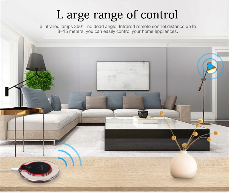 Умный беспроводной Wi-Fi-ИК пульт дистанционного управления Hub Tuya/Smart Life APP WiFi