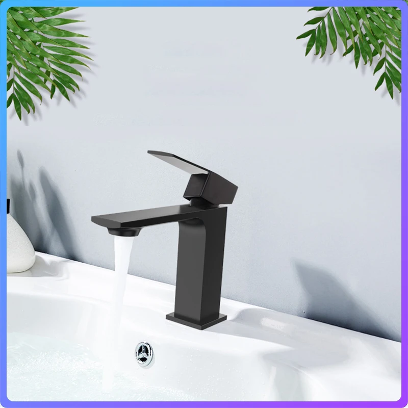 

Hot Cold Bathroom Mixer Sink Tap Basin Faucet Deck Mounted Single Hole Single Handle Vanity Water Tapware Bathroom Faucets