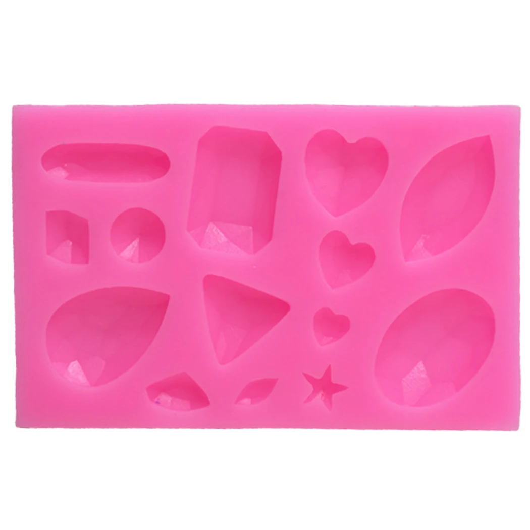 

Silicone Cake Mold DIY 14-Cavity Funny Cute Chocolate Gummy Mold Fondant Mold Cake Decorating Tool Temperature Resistance