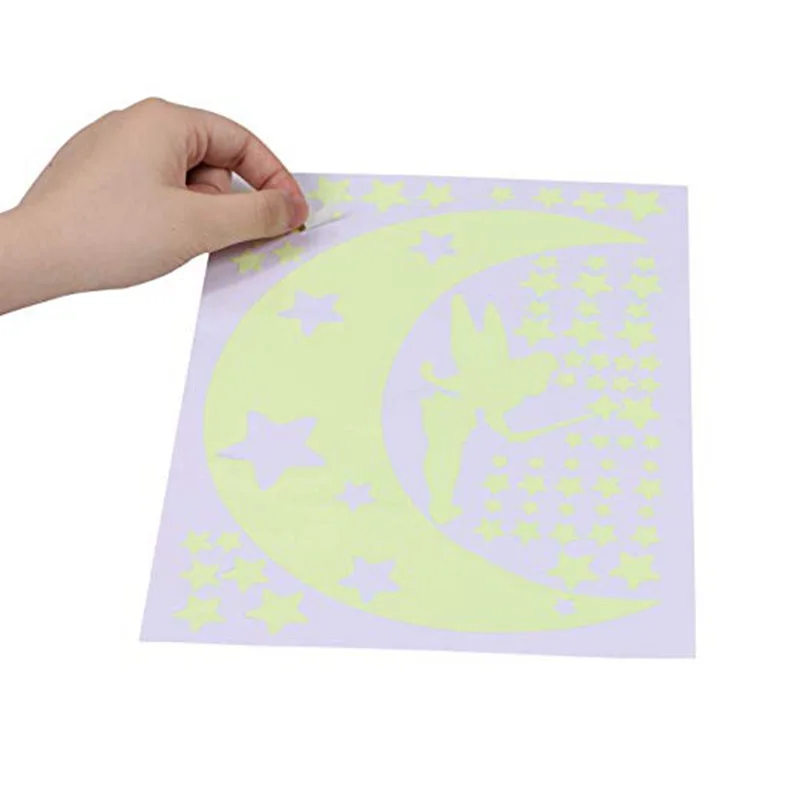 Сказочная сказка Луна и искусство фотообои сделай сам светящаяся виниловая