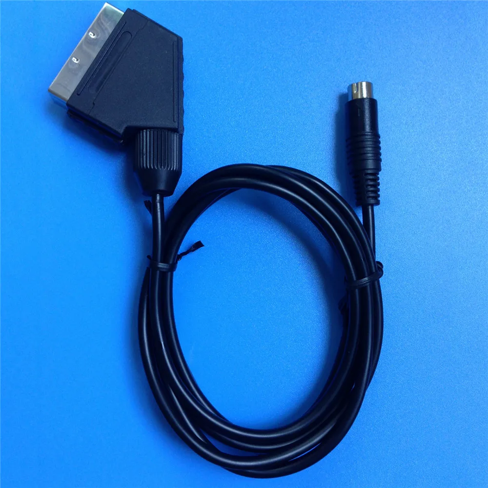 Новинка для игровой консоли SEGA Saturn 1 8 M RGB Scart Cable TV Wire | Электроника