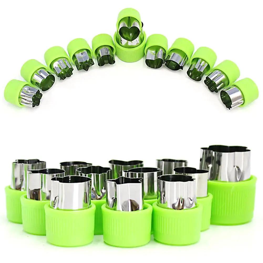 1/9/12 шт овощерезка формы мини-пирог Фрукты печенье для приготовления печенья в