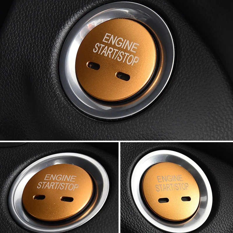 

Подходит для Chevrolet Explorer, украшение кнопки пуска одной кнопкой, износостойкие наклейки, декоративное кольцо для модификации интерьера