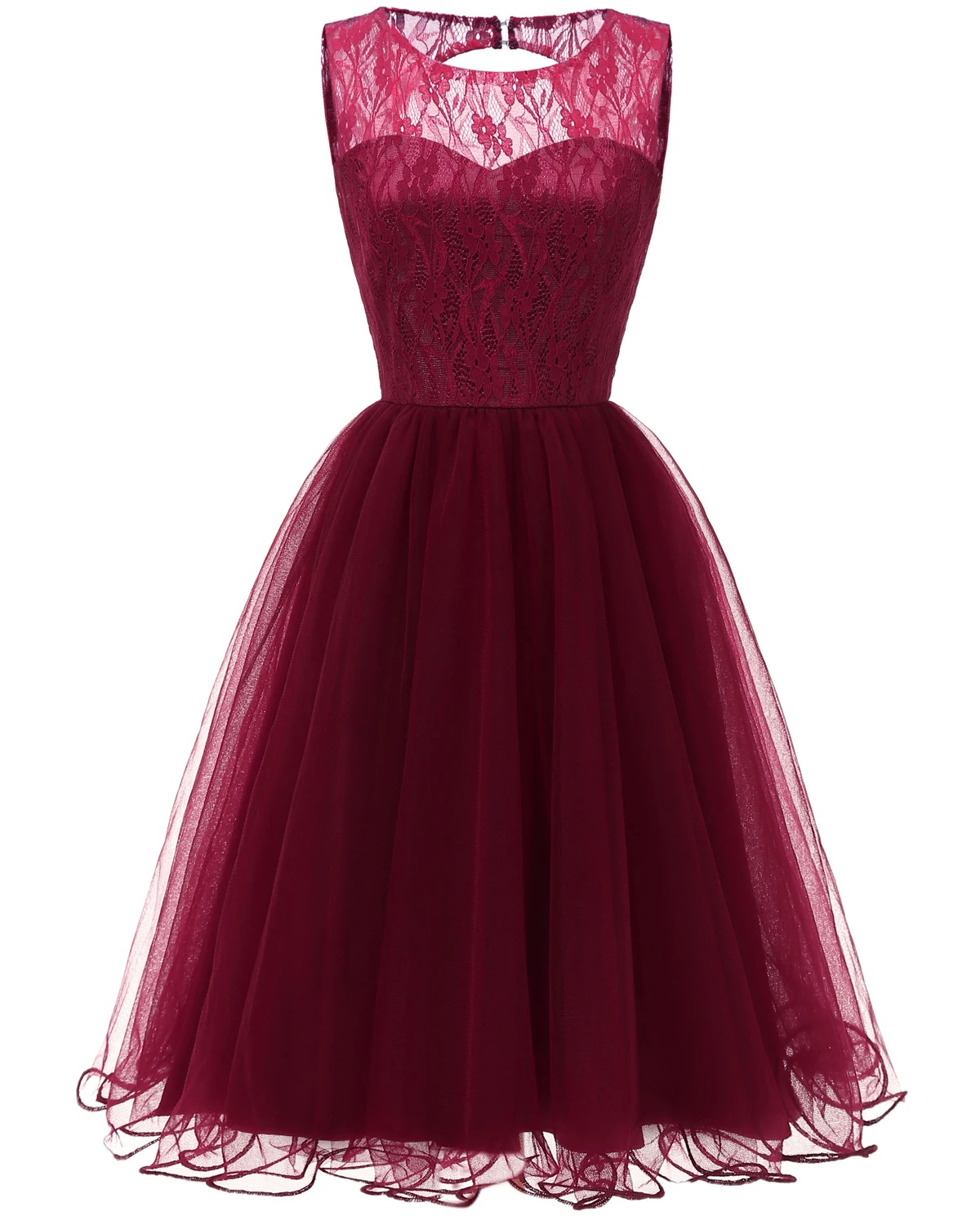 Eveningdress Новое ажурное кружевное винтажное платье-американка осень-зима коктейльное платье Коллекция темно-синий розовый винный красный