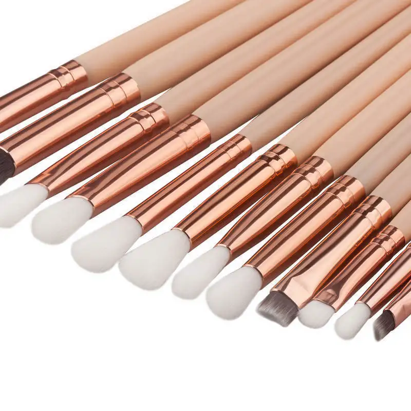 

12pcs /set Makeup Brushes Set Powder Foundation Eyeshadow Eyeliner Lip Brush Tool