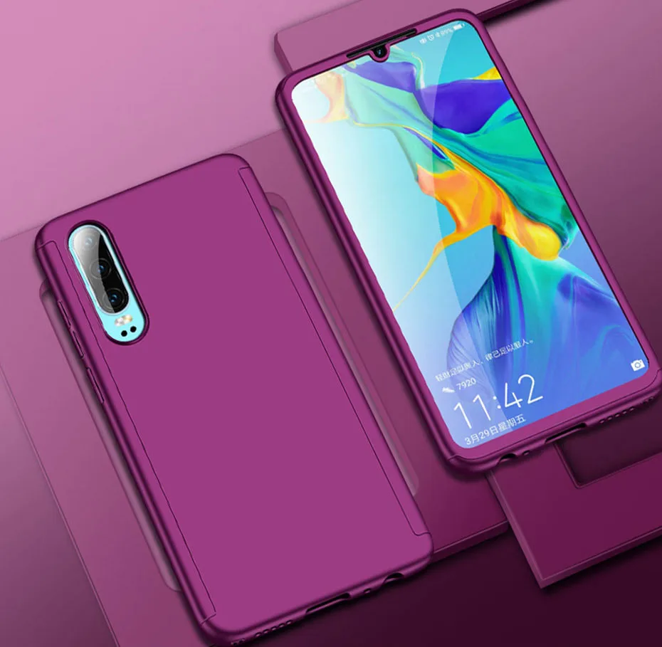 360 Защитный чехол для huawei P30 Lite P20 P10 Pro mate 10 20 30 Lite Pro P Smart Honor 8X20 Pro 7A V10 NOVA 3