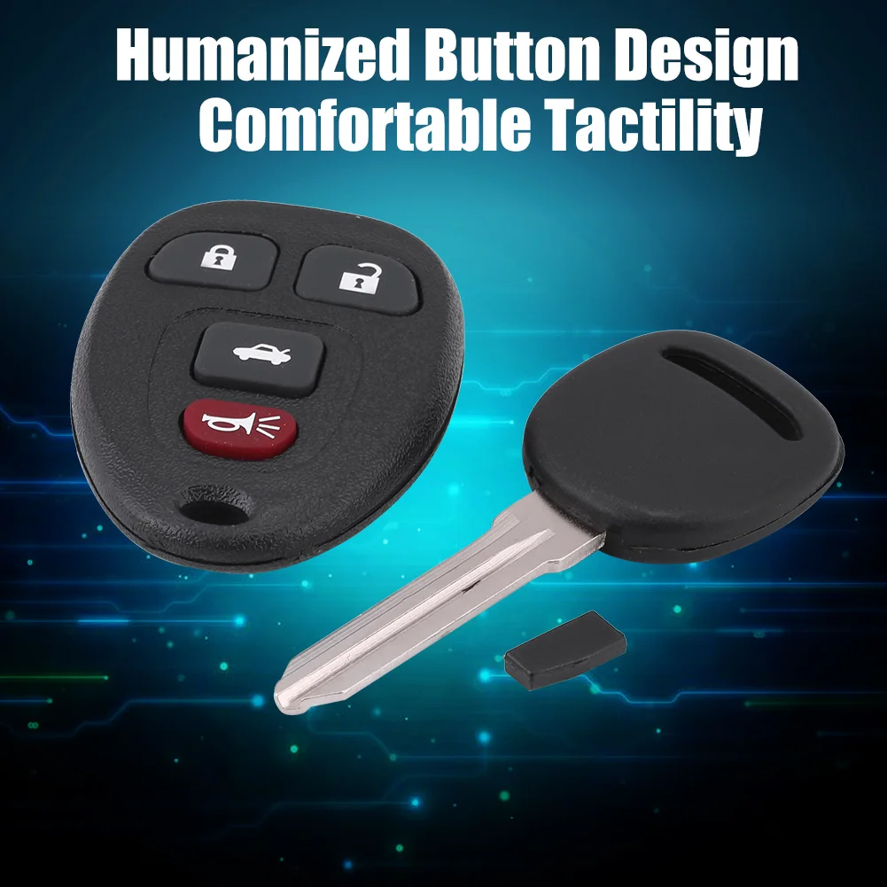 4 Button Keyless Remote Control Key Chip ID46 for Chevrolet Cobalt & Buick LaCrosse 07-10Car | Car