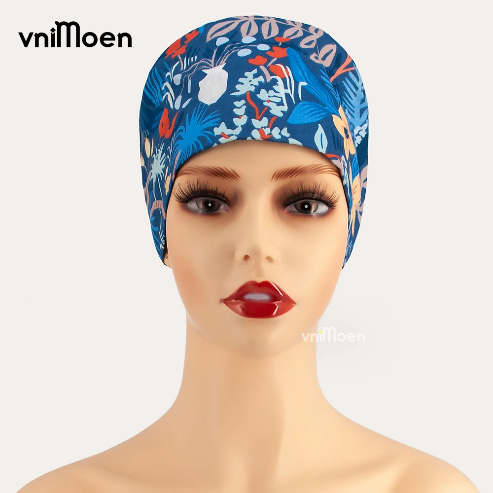 Регулируемая шапка-скраб оптовая цена для операционной медсестры униформы