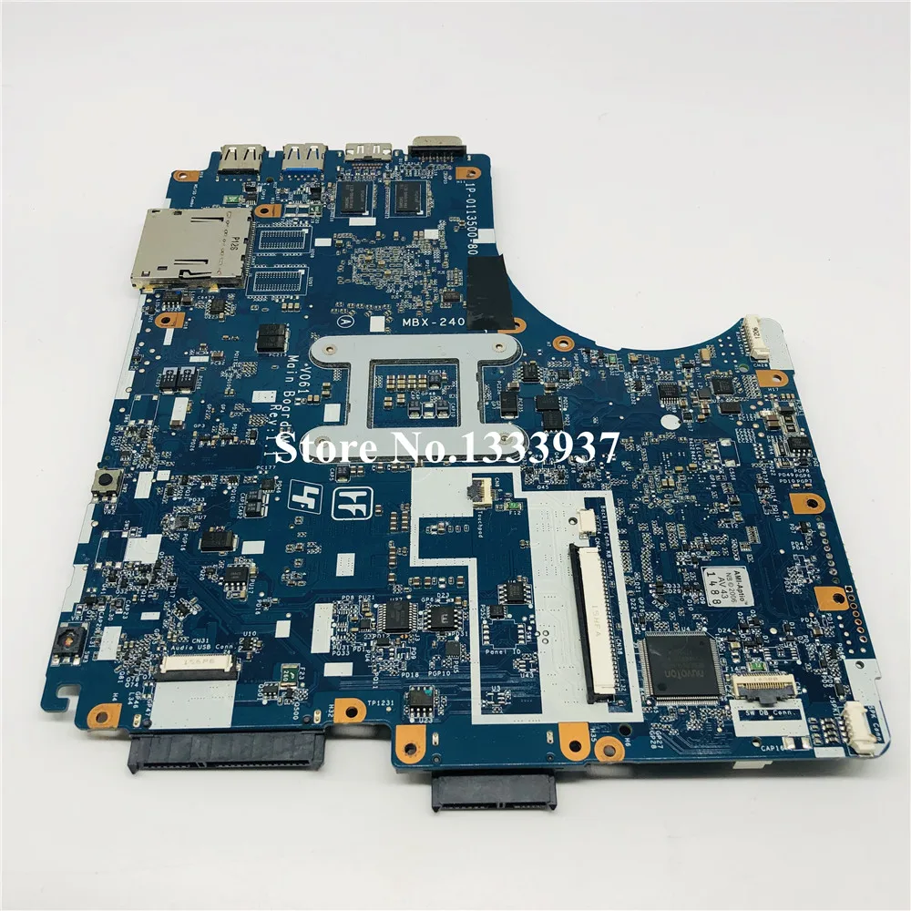 Материнская плата для ноутбука SONY Vaio VPCCA VPCCB Series MBX-240 A1830928A MBX-240 V061 1P-0113J01-8011 HM65