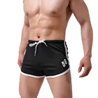 Мужские летние повседневные тонкие быстросохнущие дышащие спортивные шорты, штаны, пляжная одежда, одежда для фитнеса, бодибилдинга, верхняя одежда
