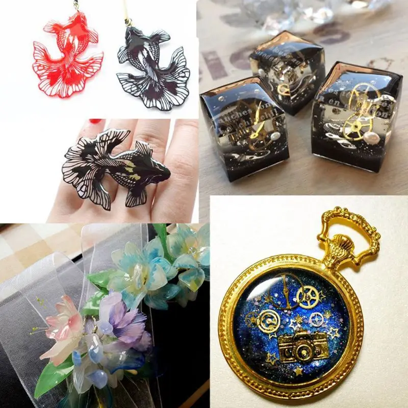 

16 Ounce Fast Curing AB Resin 1:1 Clear Hard Epoxy Resin Jewelry Making Tools for castings,decorative purposes and all crafts