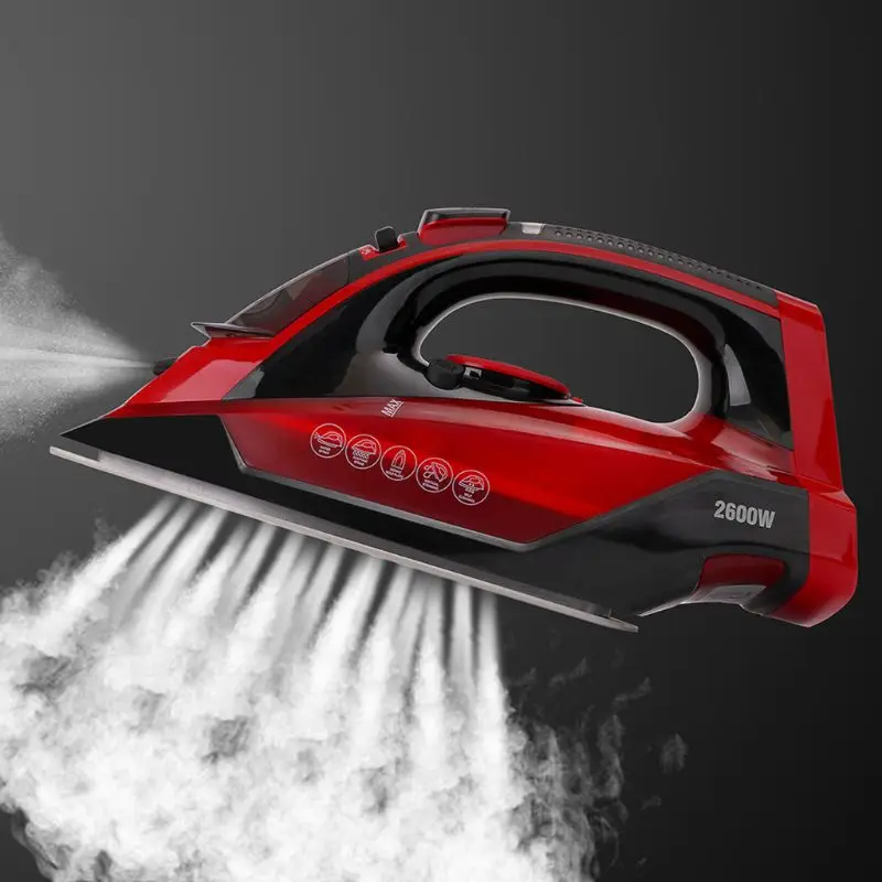 

2600W Cordless Electric Steam Iron for Garment Generator Clothes Laundry Brush Steamer Home Travelling