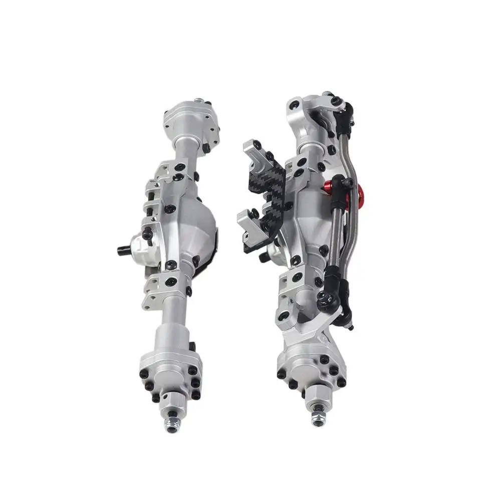 RCtown SCX10 Алюминиевый CNC анодированный полный передний задний портальный мост для