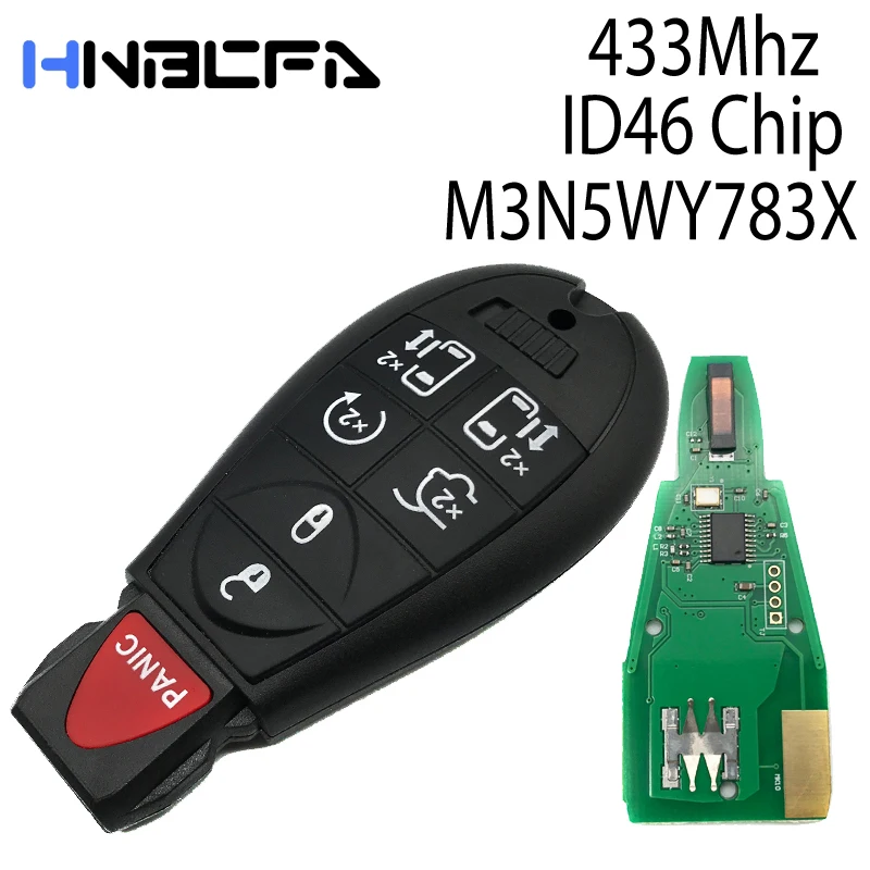 Пульт дистанционного управления с электронным чипом 7 кнопок для Jeep Cherokee Chrysler 300C