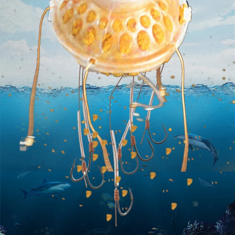 Взрывной крючок Рыболовные снасти морской ящик Монстры сильная углеродистая