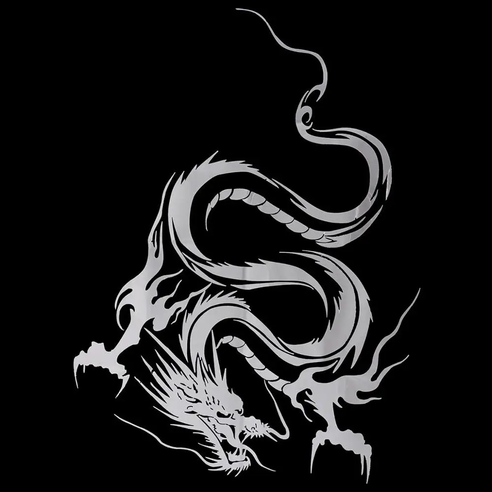 Красивые Мультяшные светоотражающие наклейки с рисунком дракона тотем s стикер