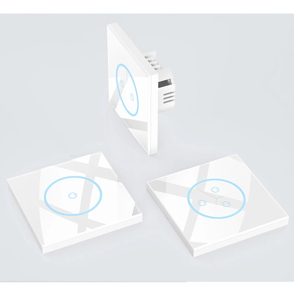 Tuya Smart Life переключатель Wi-Fi ЕС 1/2/3 Gang настенный светильник сенсорный выключатель