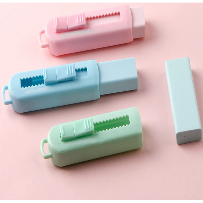 1 шт. милый мини Ластик призы для детей Мягкий Выдвижной креативный ластик