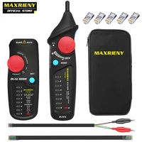 maxrieny fwt82 network cable tracker dual mode wire toner rj45 rj11 ethernet lan tracer analyzer detector line finder tester