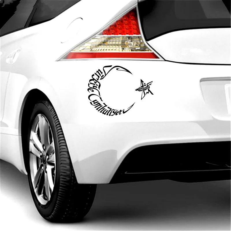 

Personality Republic of Turkey Ataturk Car Stickers Accessories Motorcycle Cover Scratches Waterproof PVC 17cm *13cm