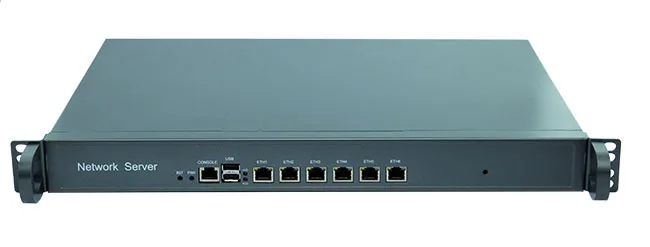 1U стойка J1900 четырехъядерный процессор 6 LAN Multi WAN безвентиляторная материнская