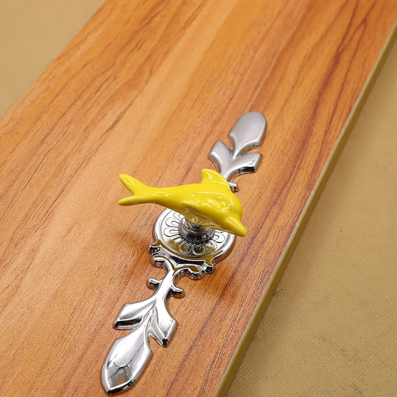 1 шт. новое поступление керамическая ручка с мультяшным животным для детской