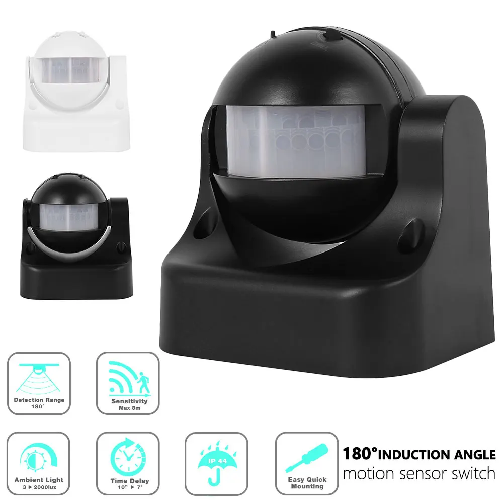 Инфракрасный светильник для человеческого тела с датчиком потока переменного