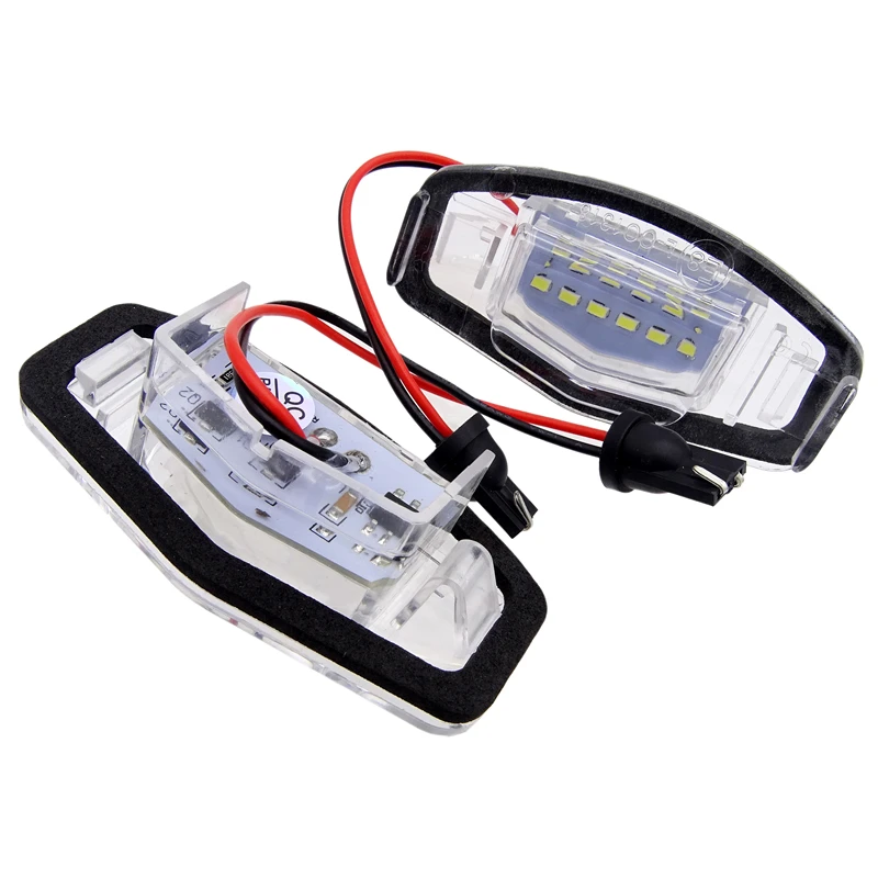 Автомобильный светодиодный номерной знак 12 В 2 шт. освещение для Honda Accord Civic City Odyssey