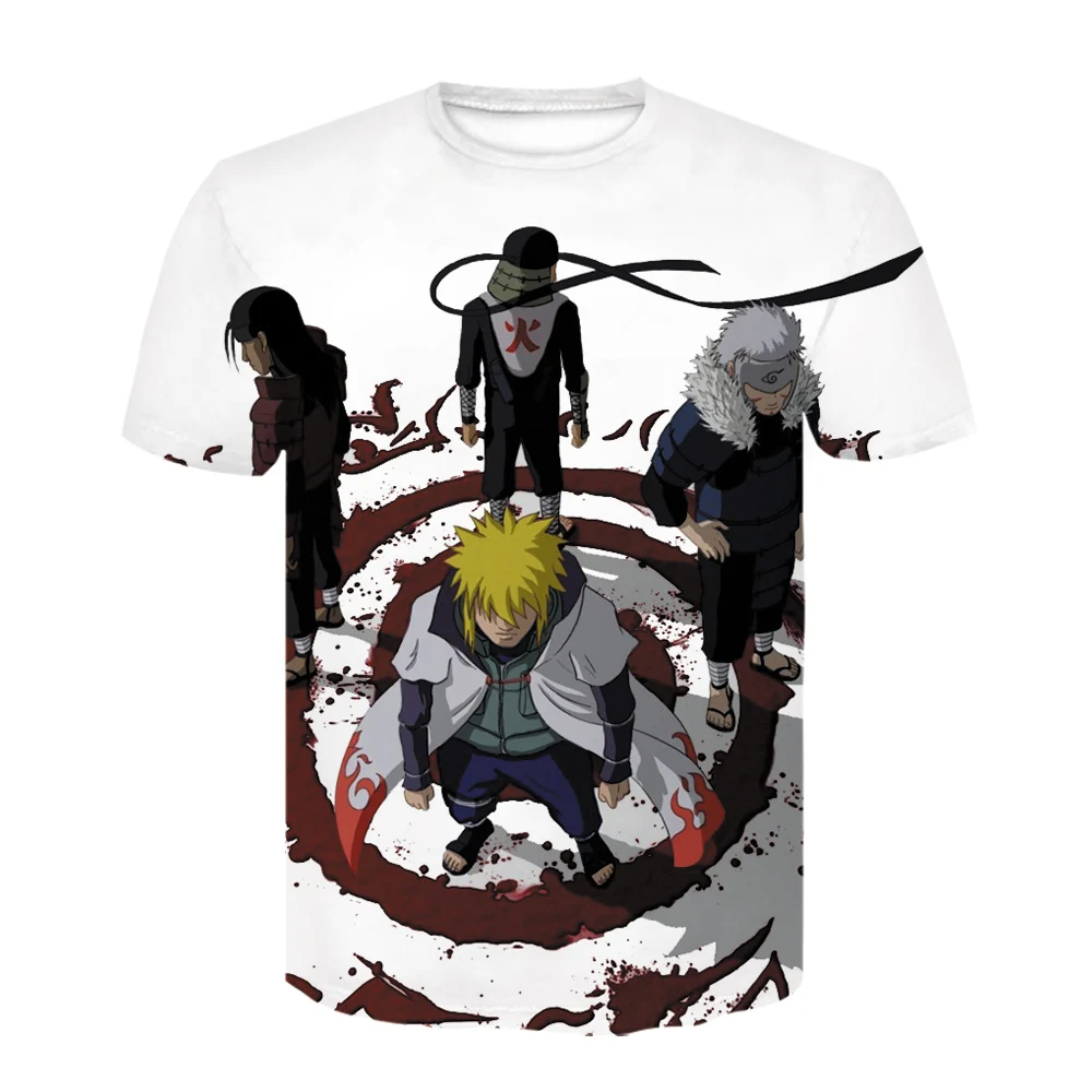 

Summer Men's T-Shirt Cartoon Uzumaki -Naruto Series Harajuku Style 3D Printed T-Shirt Street Party Travel Essential Short Sleeve