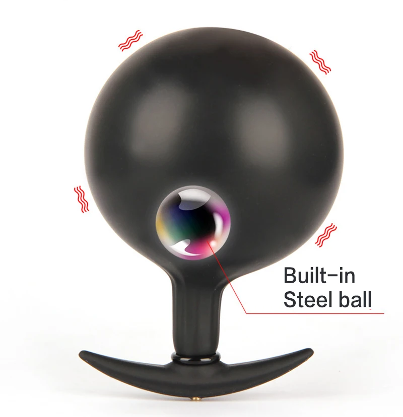 Силиконовая Анальная пробка увеличенного размера надувной анальный расширитель